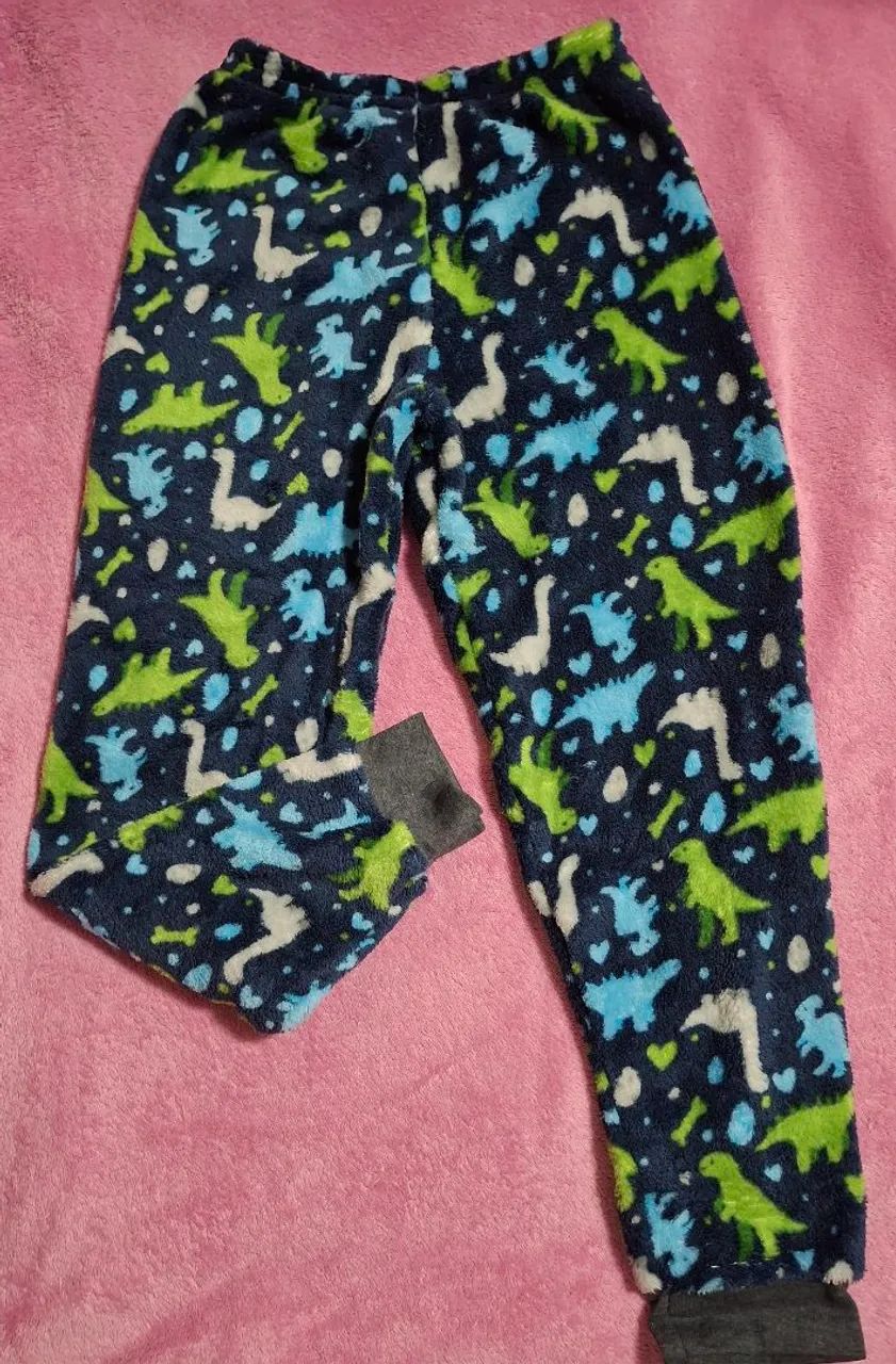 Kit Calça Peluciada Panda E Dinossauro  - Foto 4
