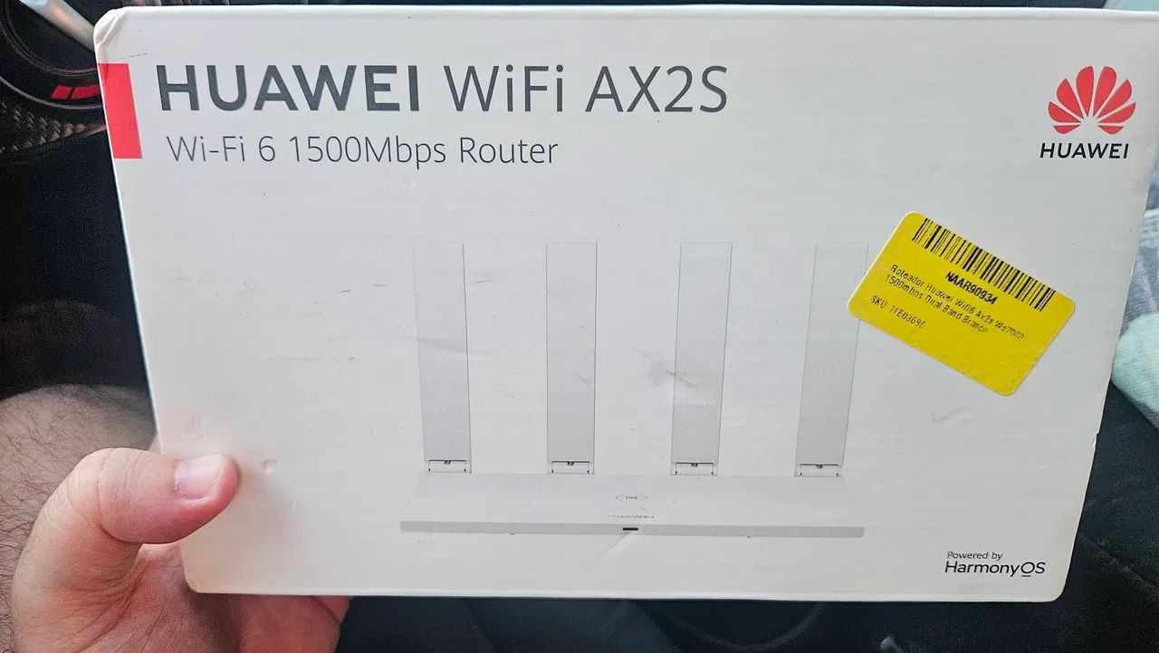 Roteador wifi 6 gamer top da Huawei (Lacrado, gigabit. Livre-se do cabo de rede. Repetidor