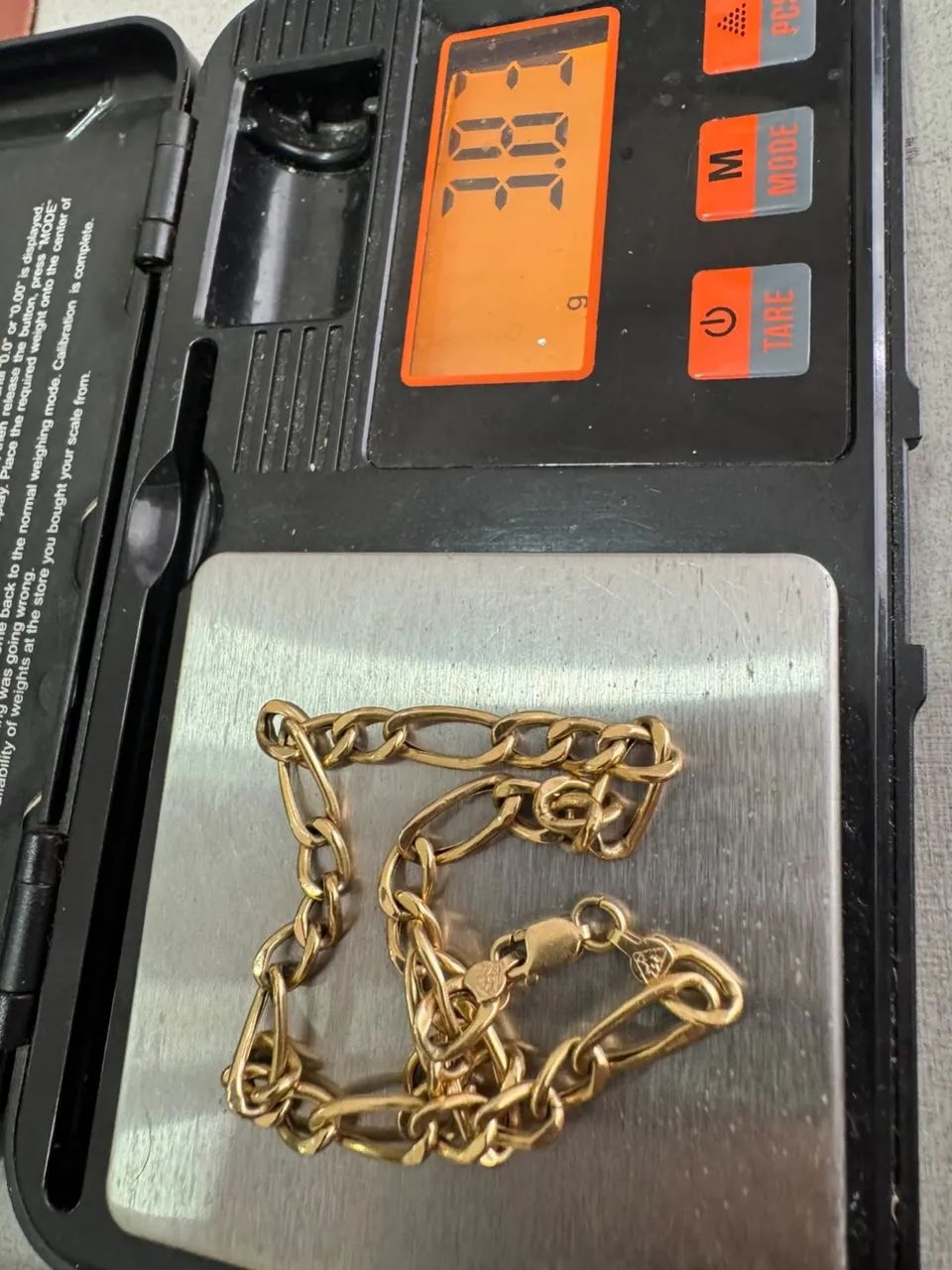 Pulseiras Groumet de ouro 18k procedência garantia eterna - Foto 4