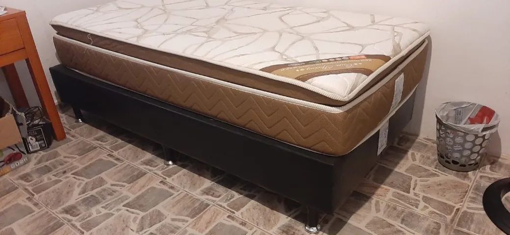 Colchão de solteiro com cama box - Foto 4