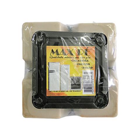 Kit Com 4 Pés Para Geladeira Freezer Fogão Com Rodinhas - Foto 2