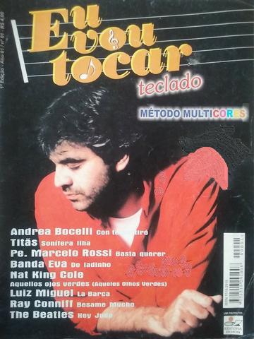Revista Eu Vou Tocar Teclado Multicores Ano 1 Nº 1