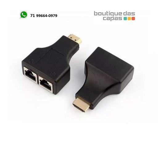 Extensor Hdmi 3d 30 Metros Via Cabo De Rede Utp Rj45 Cat5e/6 hdmi x ri