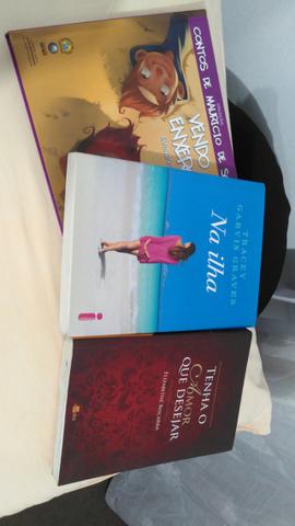 3 livros novos por apenas 20,00