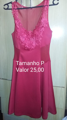 olx vestido vermelho