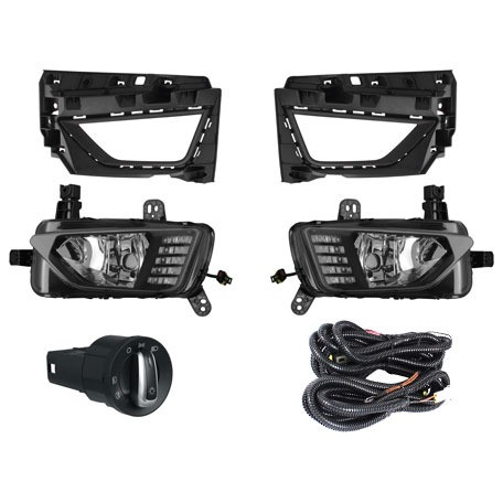 Farol Auxiliar Milha Polo Virtus 2018 à 2020 Com Drl Neblina   - Foto 2