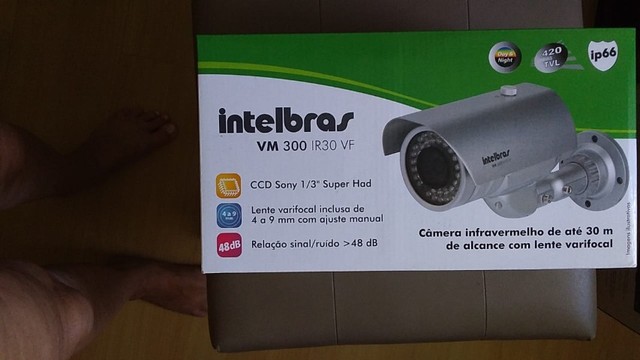 Camera Varifocal Intelbras Vm 300 Ir30 - Foto 2