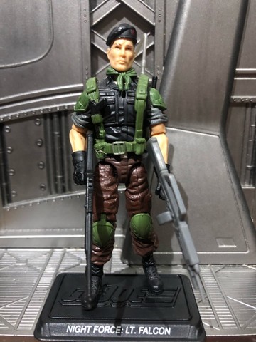 GI JOE EXCLUSIVE CONVENTION /LT. FALCON (v6) NIGHT FORCE COMMANDER  - Foto 5