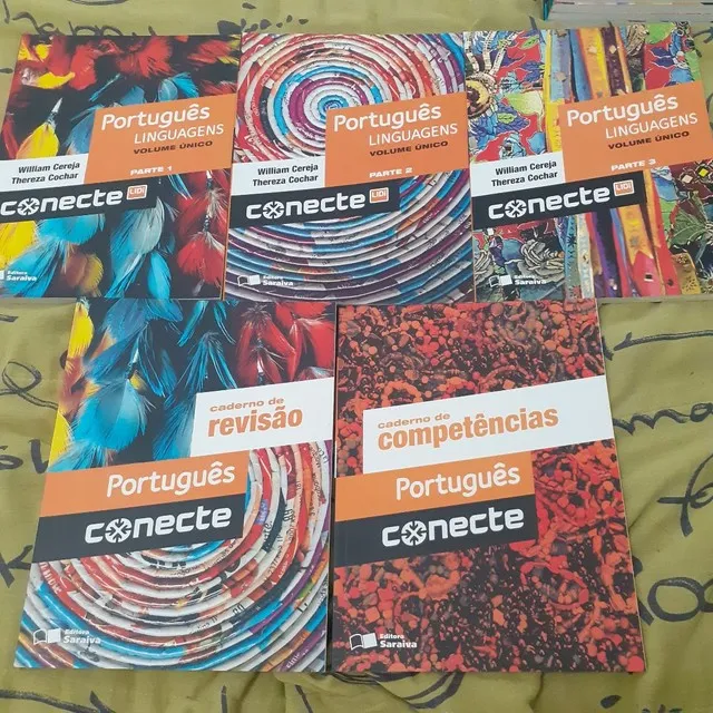 Livros de Português de ensino médio, da Saraiva, Conecte LiDi