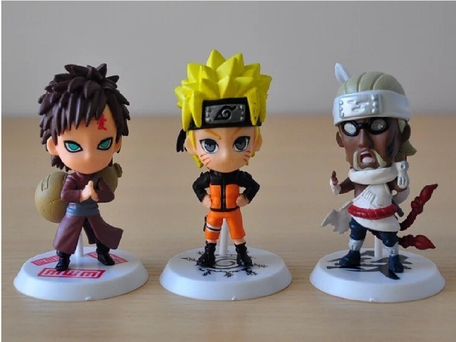 06 Miniaturas Bonecos: Naruto = Entrego em Estação = Aceito Cartão de Crédito - Foto 3