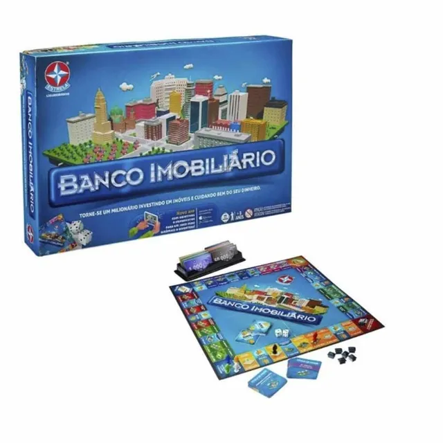 Jogo Banco Imobiliário Brasil - Estrela - Broker Distribuidora