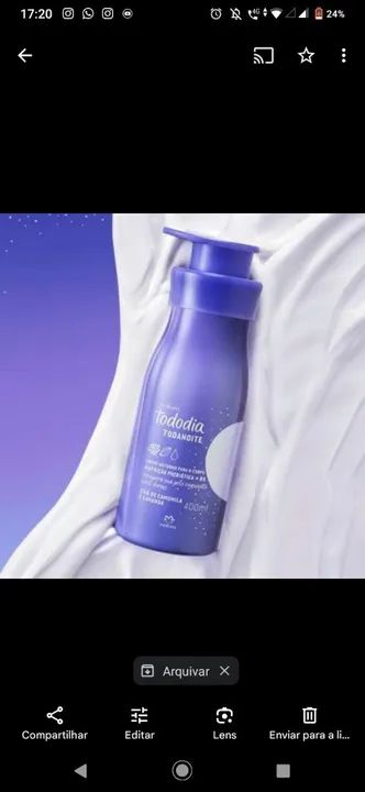 Todo dia creme hidratante