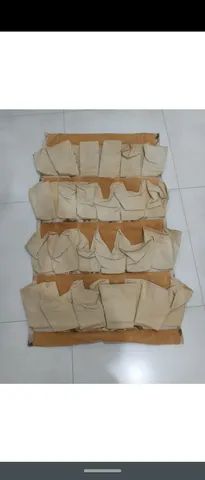 Sapateira de tecido grosso antiga