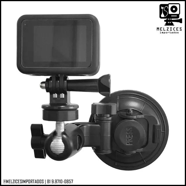 Ventosa Robusta de 9cm Para GoPro e similares - Foto 5