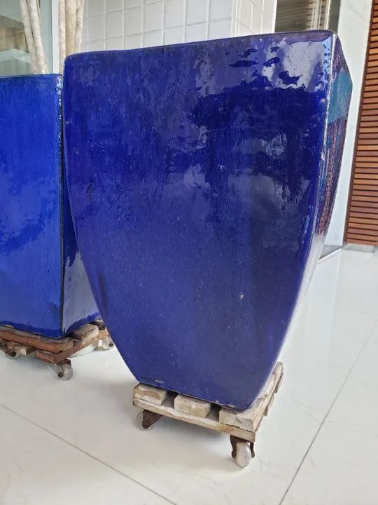 Vaso vietnamita azul - Foto 2