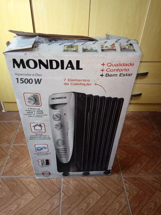 Aquecedor a óleo mondial 