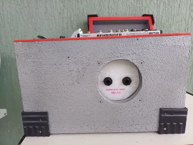 Pra músicos de barzinho- mesa de som amplificada 4 canais - Foto 5