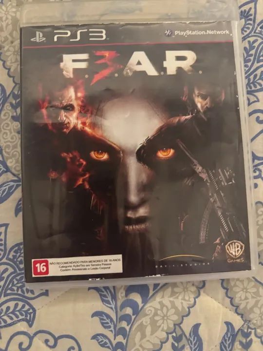 Jogo de PS3 FEAR Jogos de Vídeo Game Sagrada