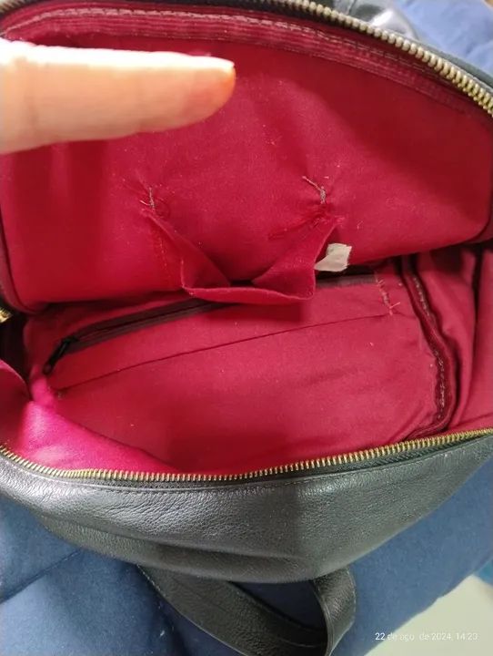 Mochila em couro  - Foto 4