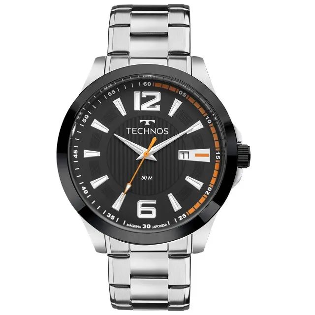 Relógio Technos Masculino Racer Prata 2115KNV/1P - Foto 2