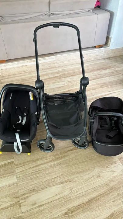 Carrinho Maxi Cosi Zélia 3 com Isofix
