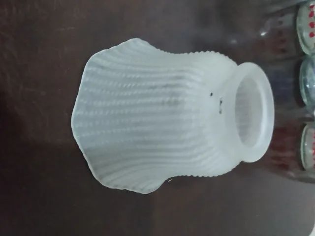 Tulipa para ventilador de teto ou abajur Antigo  - Foto 5