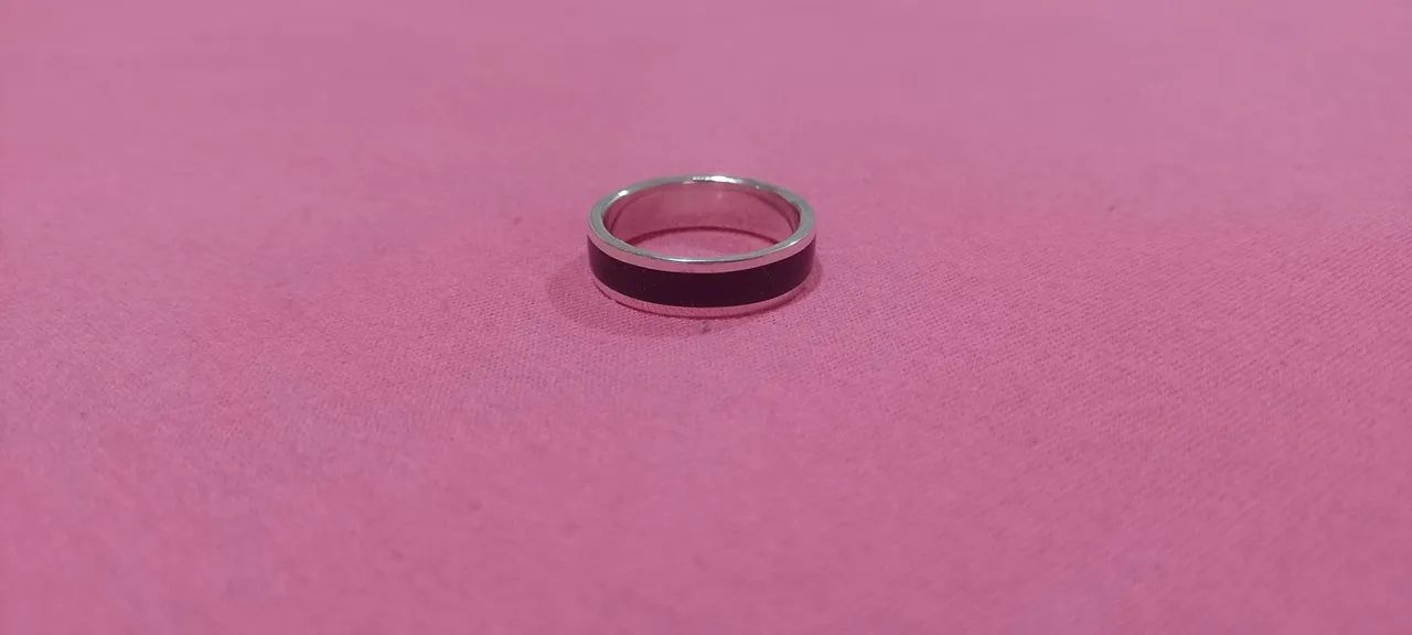 Anel Biojoias semente de tucumã/ prata - Foto 5