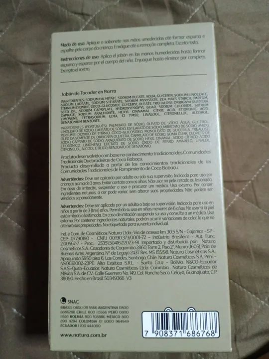 Sabonete Natura Naturé Limpeza Gentil - 5 unidades - Foto 2