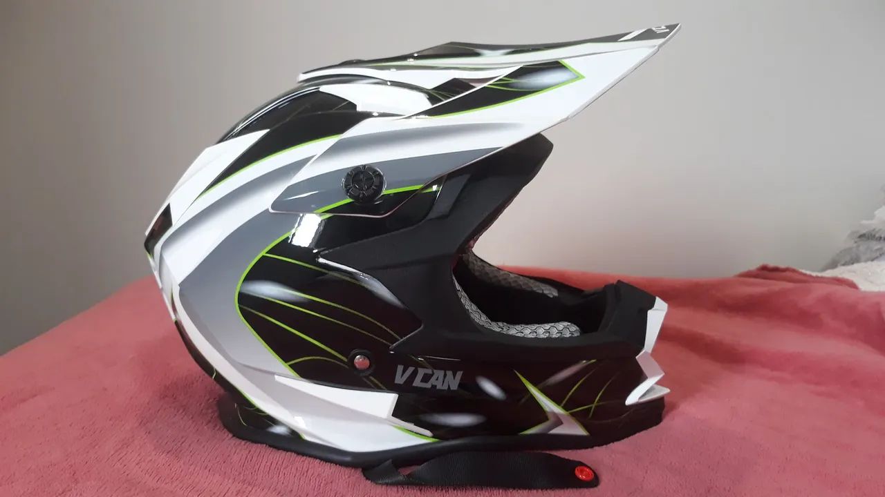 Capacete de Motocross V-Can - Foto 6