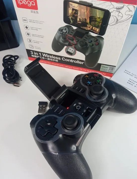 Controle Ipega 3 em 1 para Android e iOS - Foto 3