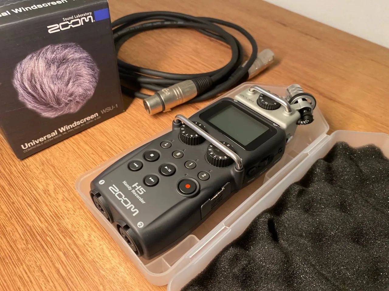 Gravador Zoom H5 e Acessórios Extra