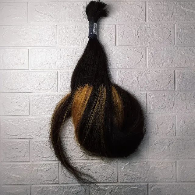 Cabelo Humano 1,10m 234g 20,00  Cast Med, Lev Ond - Foto 2