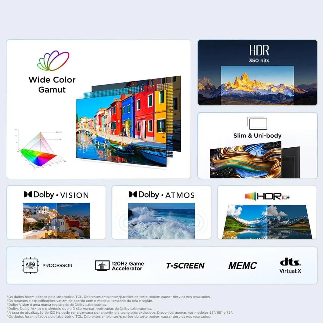 Smart Tv TCL 65 Polegadas 4K - Foto 3