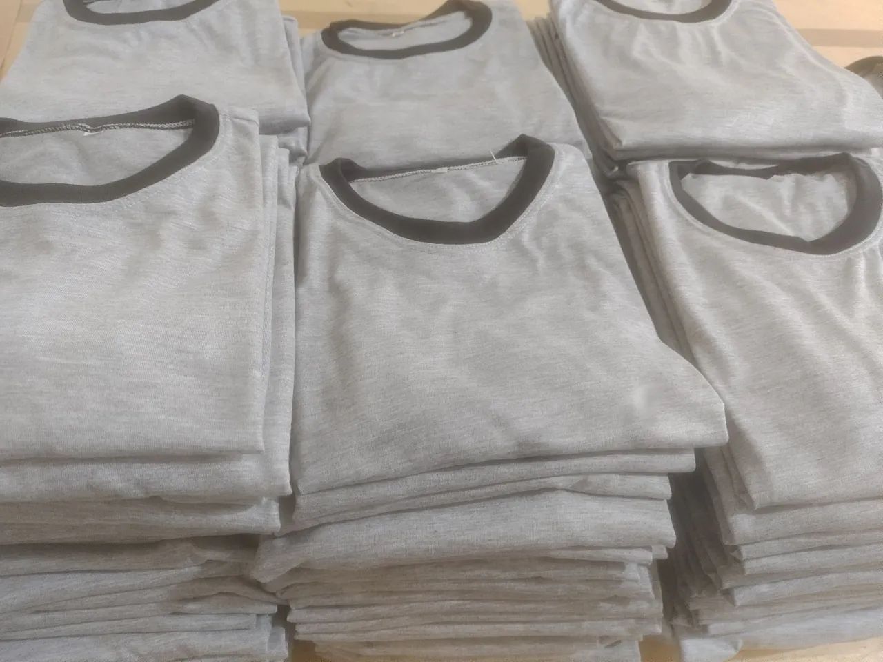 Camiseta Branca 100% Poliéster  - Foto 5