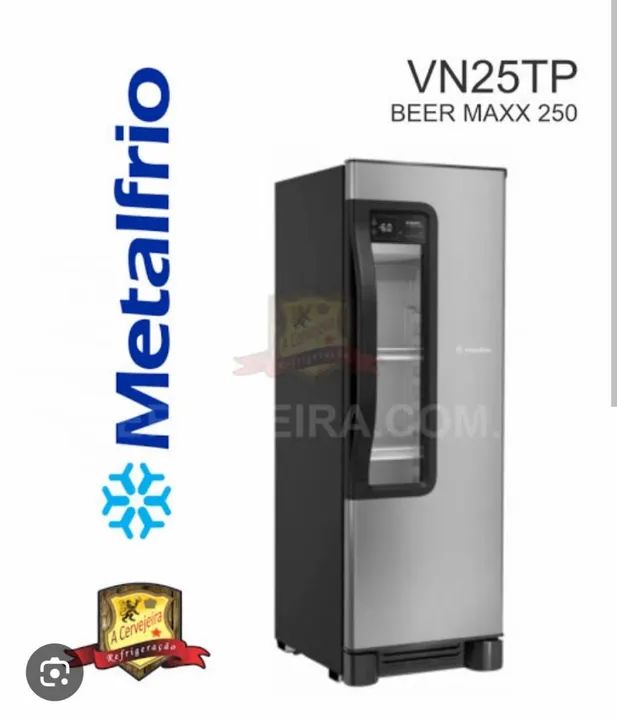 Cervejeira Metalfrio Beer Maxx 250 inox 256 Litros 220v - Foto 2