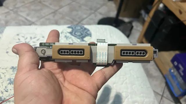 Conector do controle do super Nintendo completo 