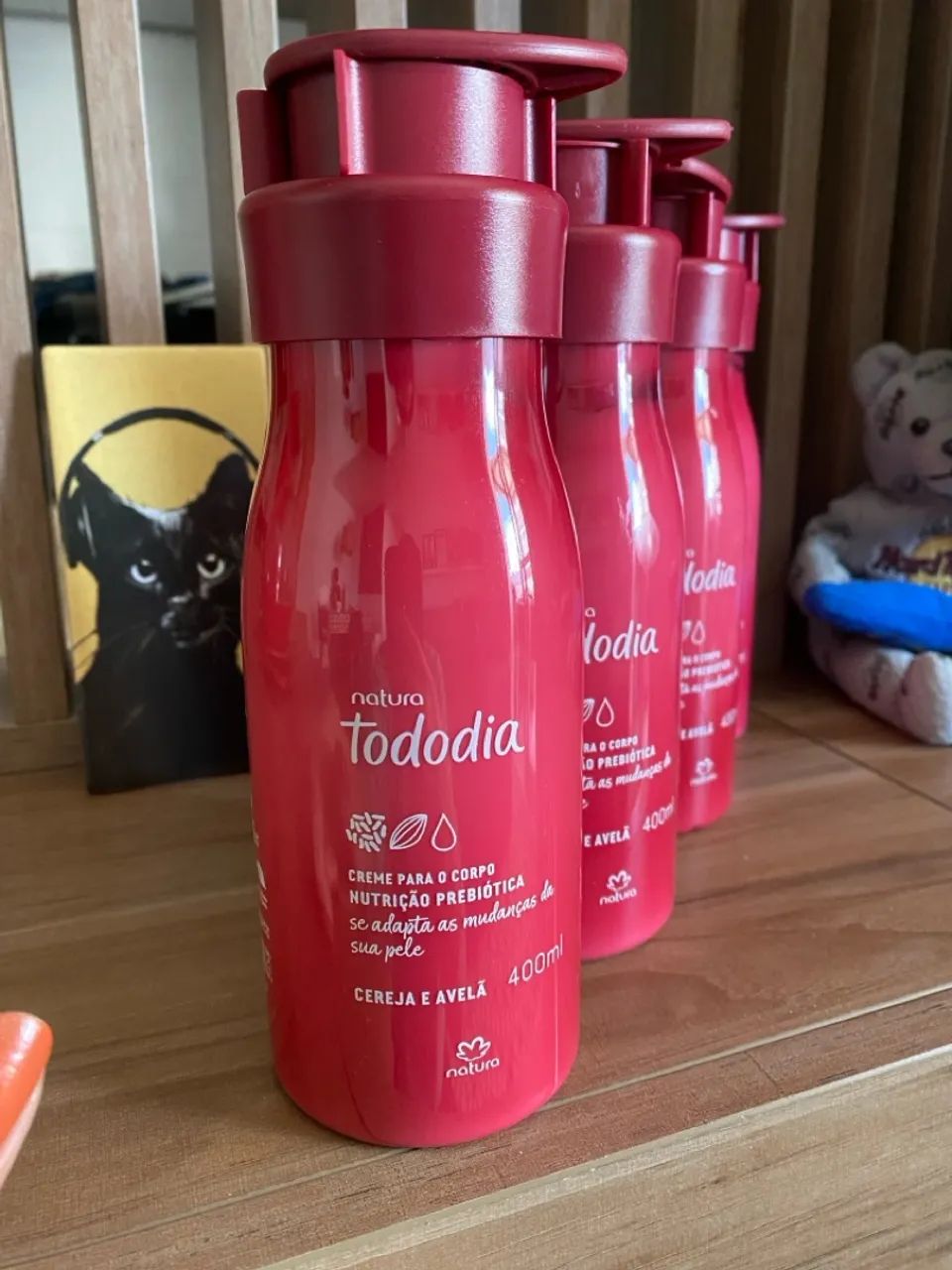 Creme Natura Tododia Cereja e Avelã 400ml - Foto 2