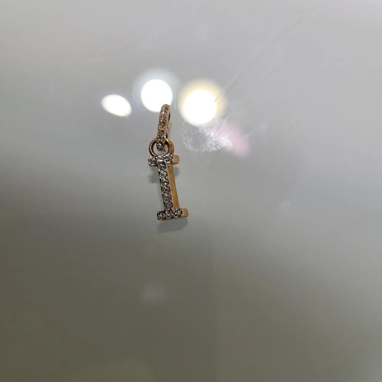 Pingente Swarovski letra i - Foto 2