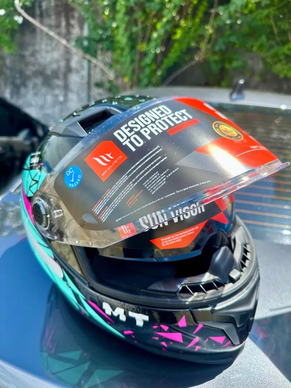 Capacete MT Helmets Braker Crash B8 Black Gloss 60  - Foto 2