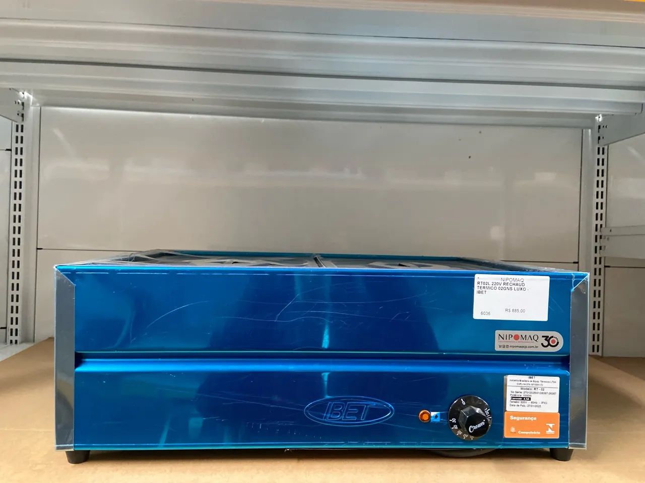 RT02L RECHAUD TÉRMICO 02GNS LUXO - IBET 