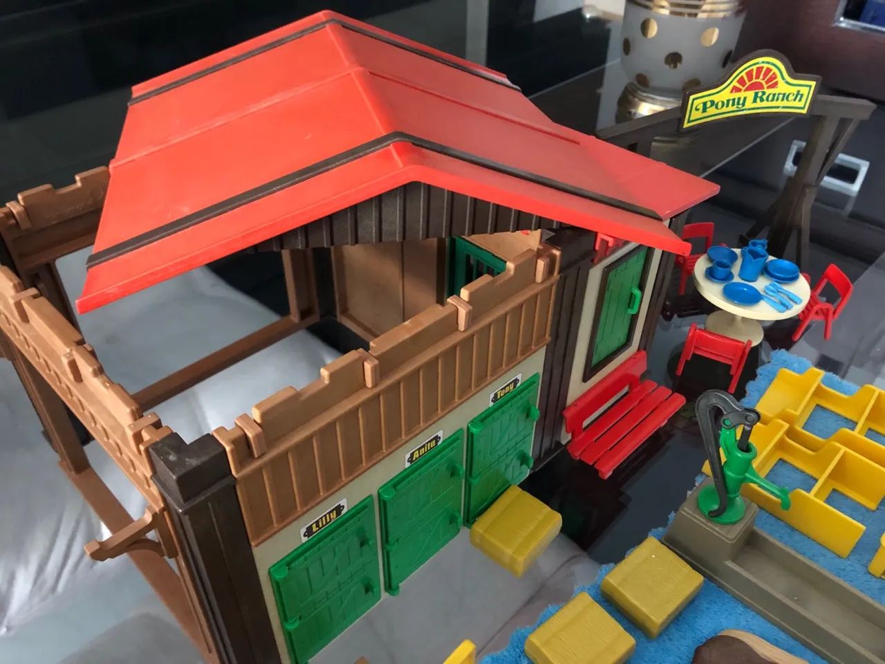 Playmobil Estrela Rancho dos Pôneis anos 90 - Foto 3