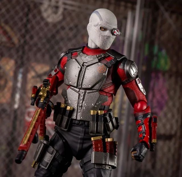 Deadshot Pistoleiro Will Smith 1/12 Figuarts Novo LACRADO - Foto 6