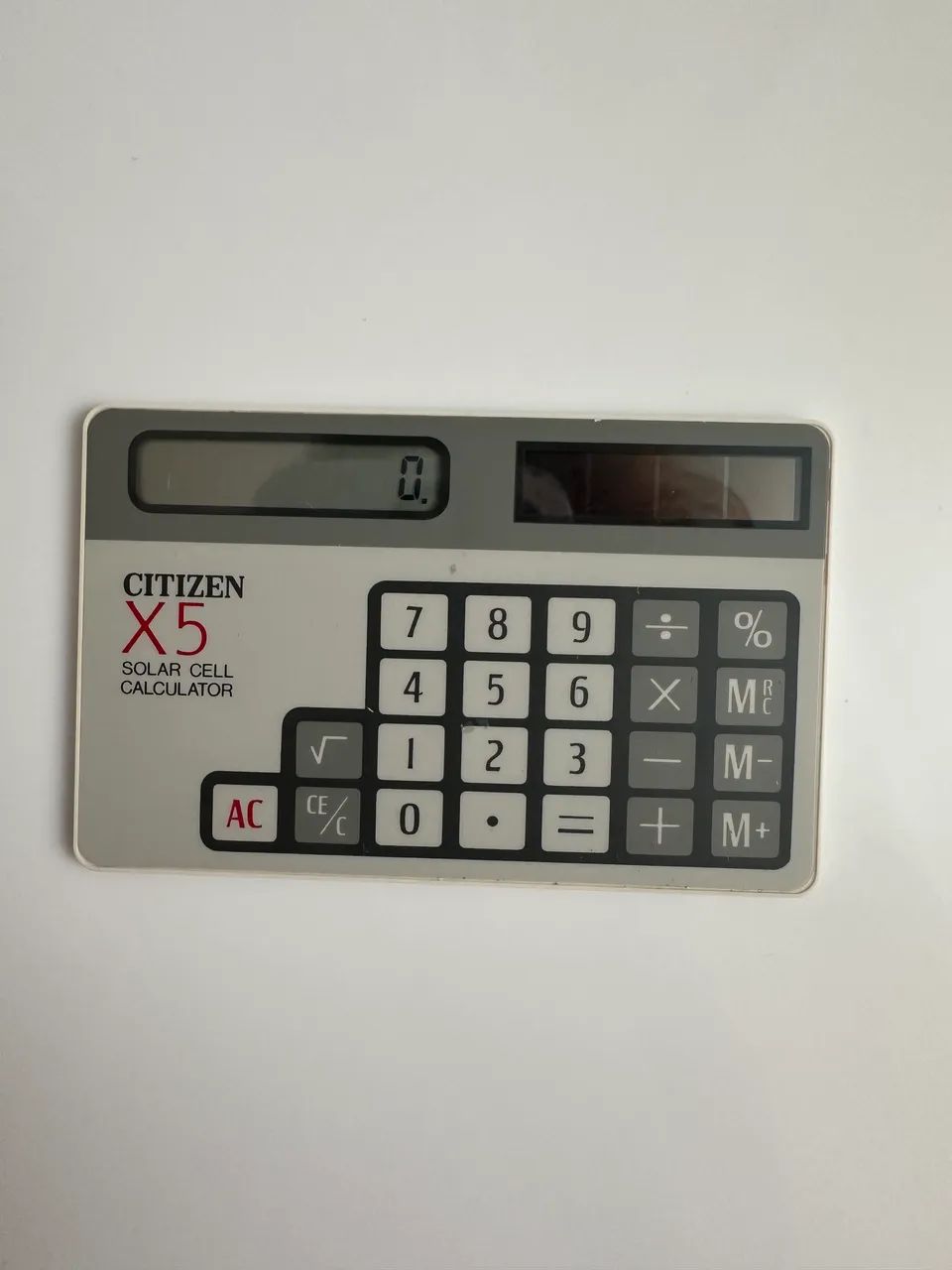 Calculadora Solar Citizen X5 - raro!