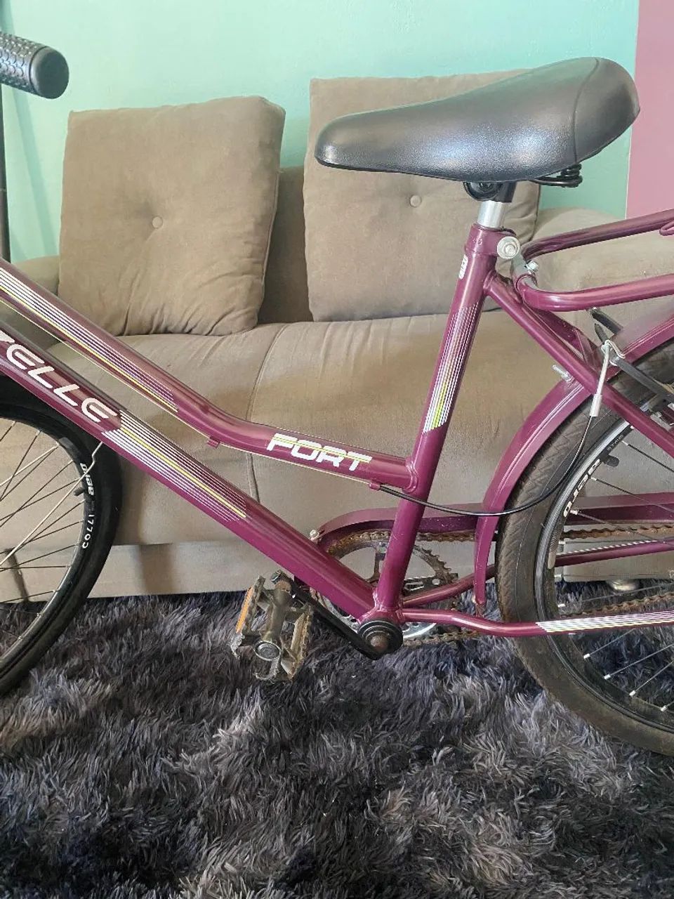 Bicicleta com cestinha e garupa - Foto 2