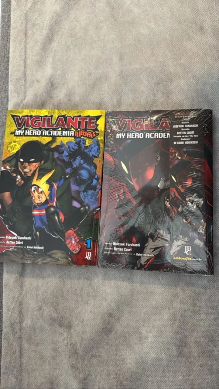 Manga my hero academia Vigilantes 1 e 2