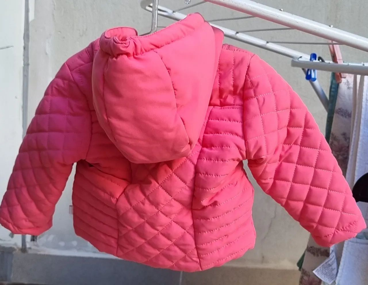 Casaco Rosa Bebê - Tamanho 1 ano - Foto 4