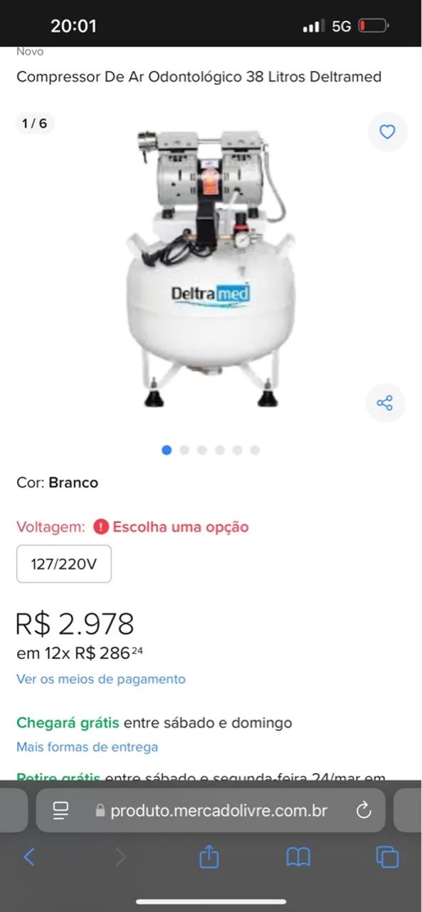 Compressor de ar Cristofoli - 100 Litros - Foto 6