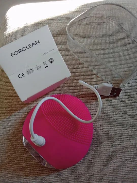 Esponja de limpeza facial elétrica  - Foto 3