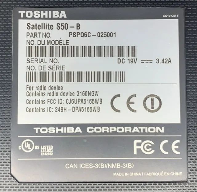 Notebook Toshiba Satellite S50 - Peças - Foto 4