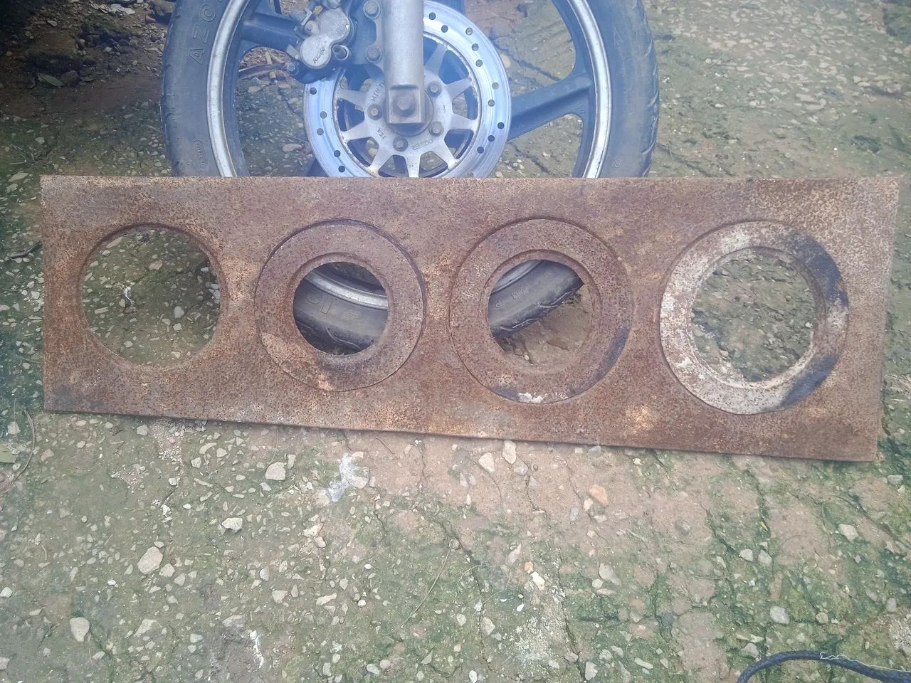 Chapa 4 bocas de fogão a lenha 